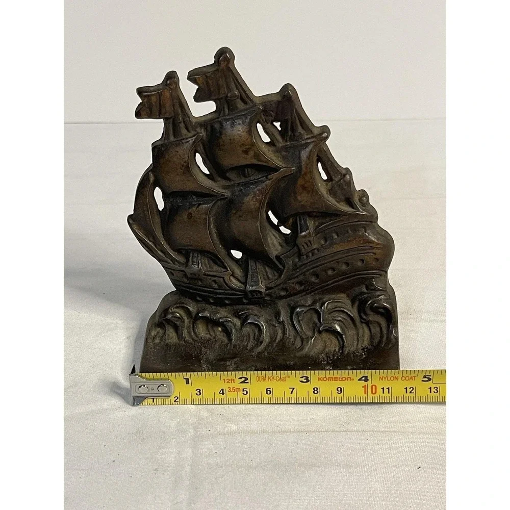Bookend Maritime Cast Iron Ornate Nautical Ship Boat‎ Deco 1 Replacement